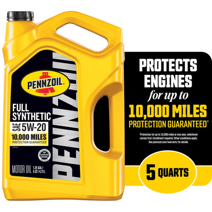 Full Synthetic 5W-20 Motor Oil, 5 Quart