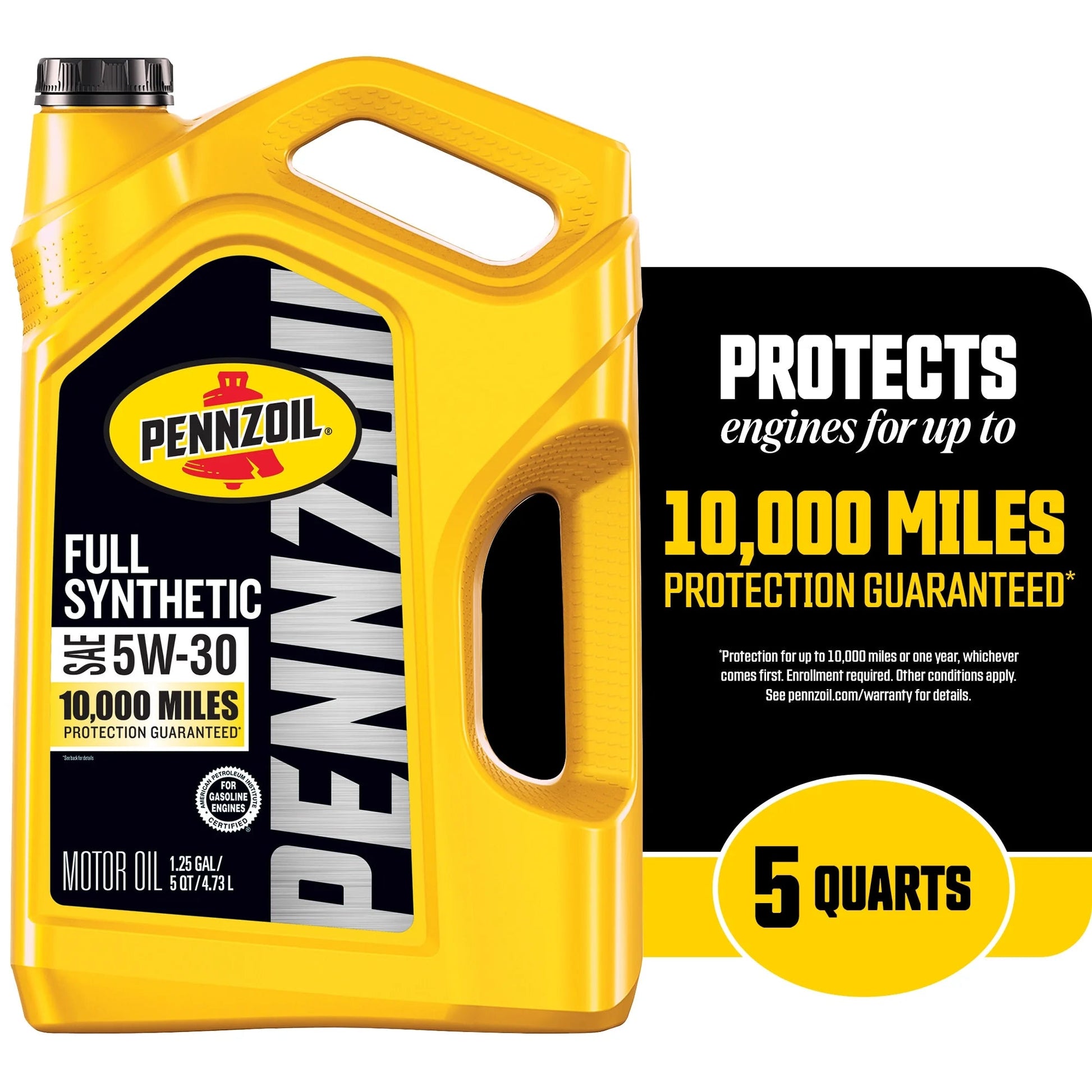 Full Synthetic 5W-30 Motor Oil, 5 Quart