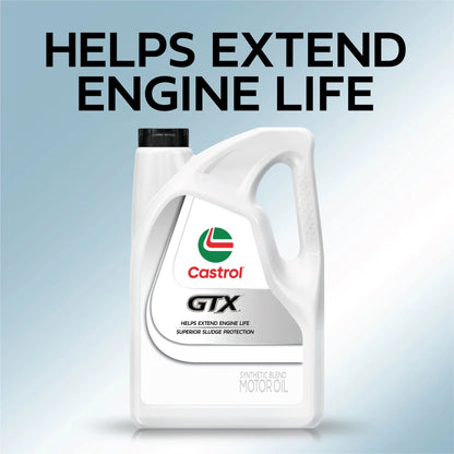 GTX 5W-20 Synthetic Blend Motor Oil, 5 Quarts