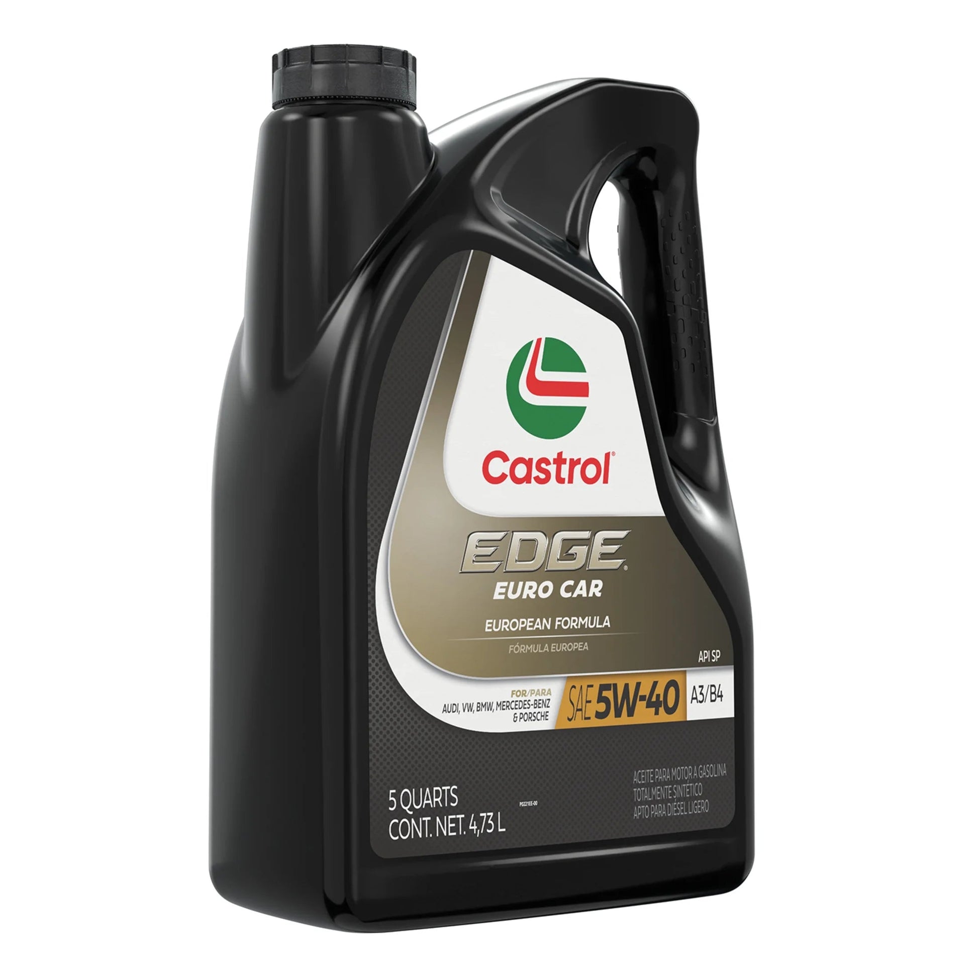 EDGE Euro 5W-40 A3/B4 Advanced Full Synthetic Motor Oil, 5 Quarts