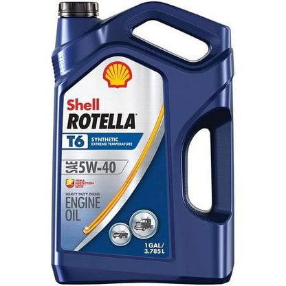 T6 Full Synthetic 5W-40 Diesel Engine Oil (1-Gallon, Case of 3)