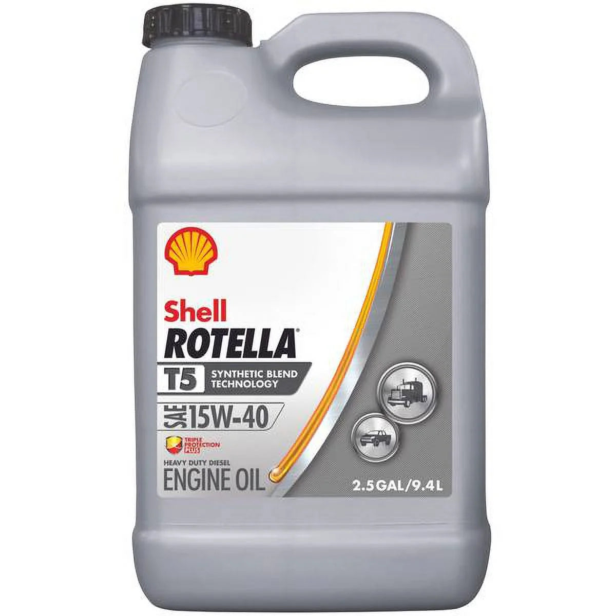 Rotella Synthetic Blend Motor Oil 15W - 40, 2.5 Gallons