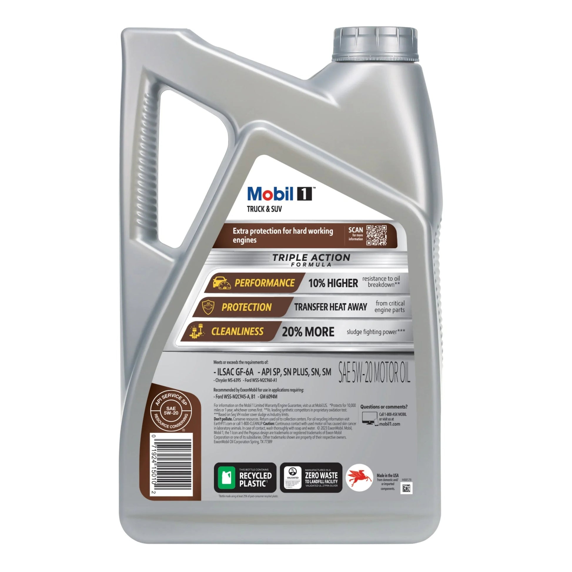 Truck & SUV Full Synthetic Motor Oil 5W-20, 5 Quart