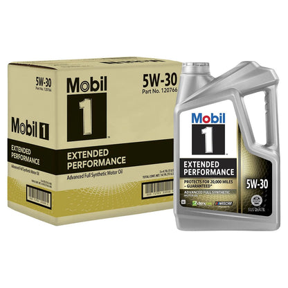 Extended Performance Full Synthetic Motor Oil 5W-30, 5 Quart (3 Pack)