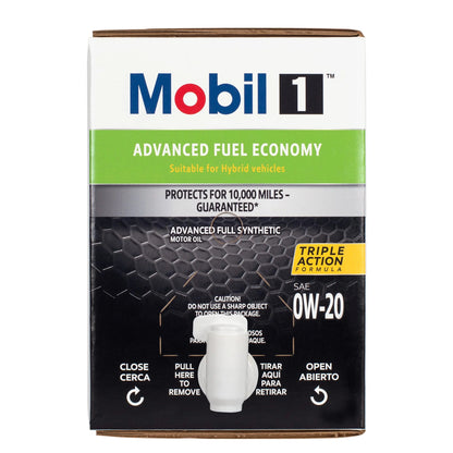 Advanced Fuel Economy Full Synthetic Motor Oil 0W-20, 12 Quart