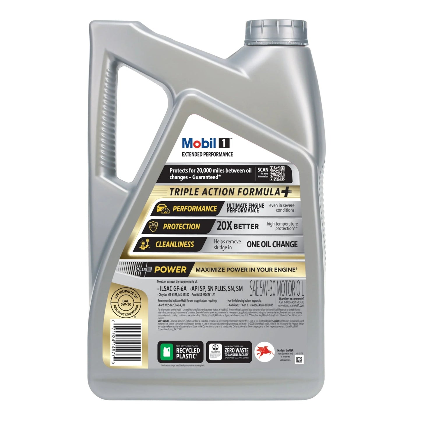 Extended Performance Full Synthetic Motor Oil 5W-30, 5 Quart