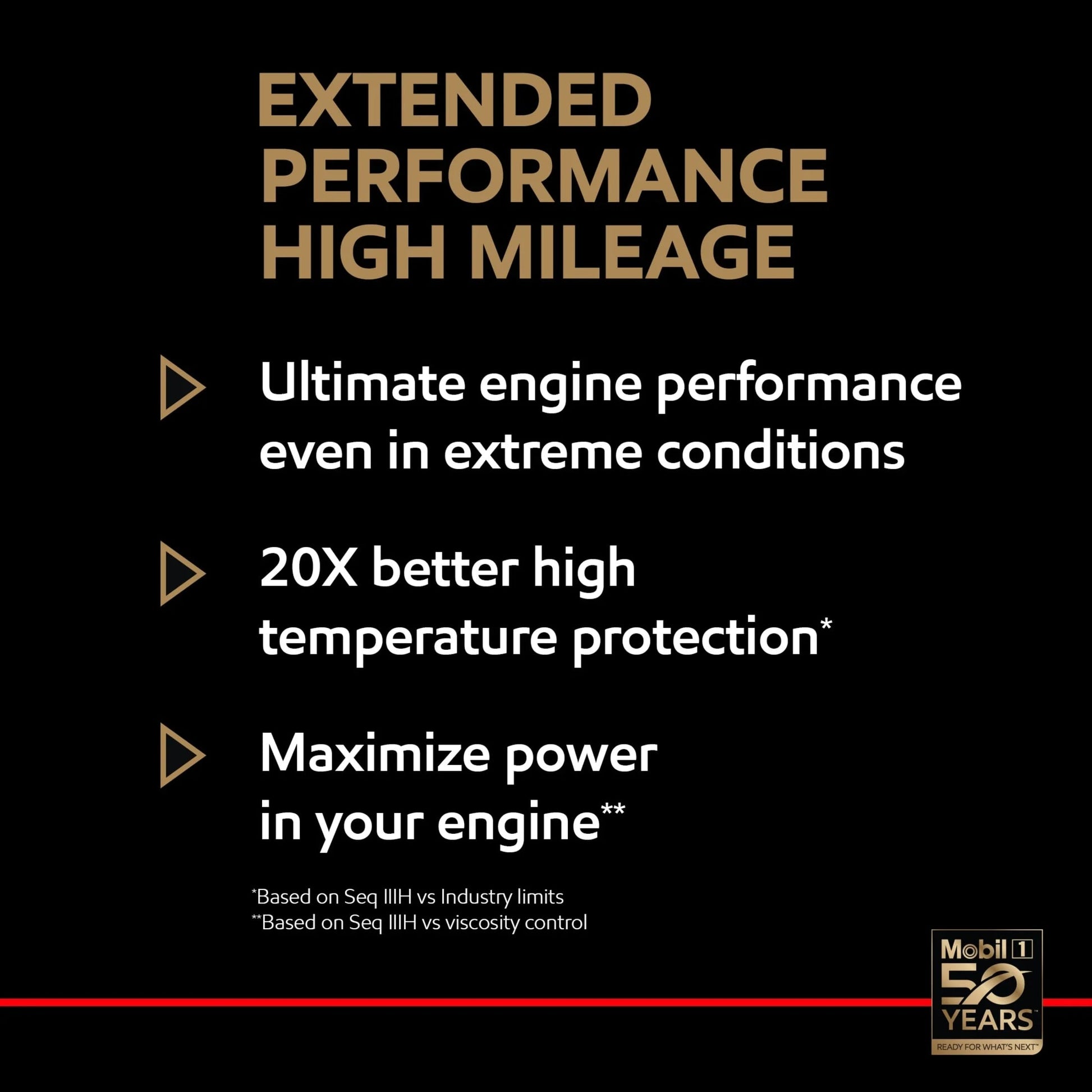 Extended Performance High Mileage Full Synthetic Motor Oil 5W-20, 5 Quart