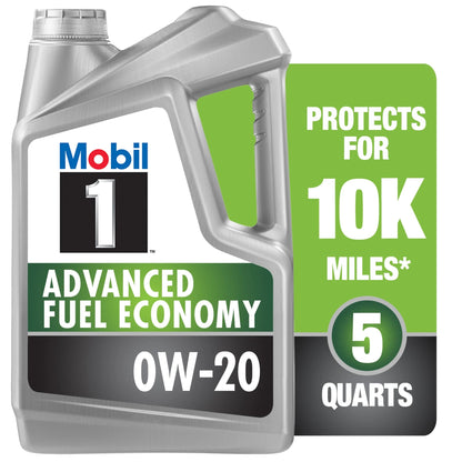 Advanced Fuel Economy Full Synthetic Motor Oil 0W-20, 5 Quart