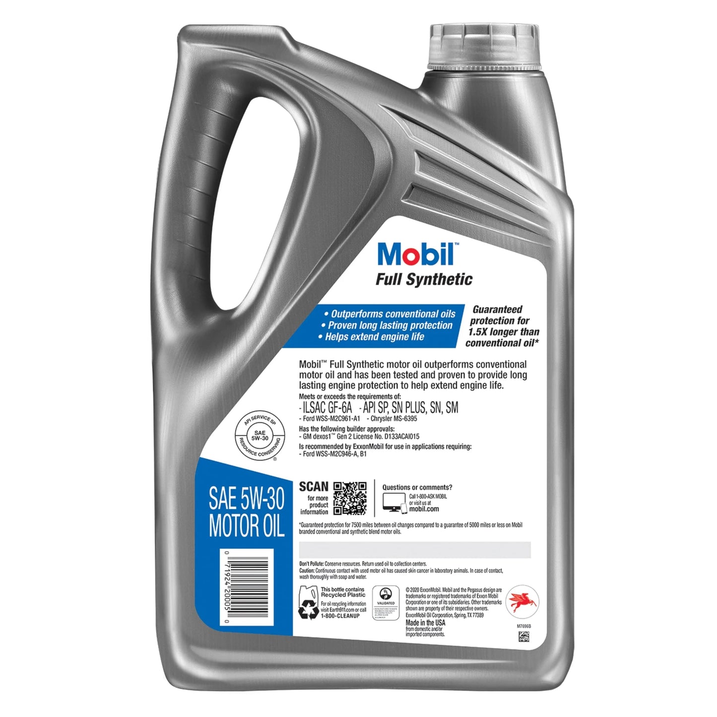 Full Synthetic Motor Oil 5W-30, 5 Quart