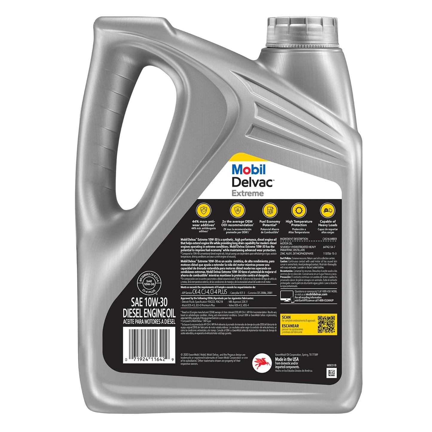 Extreme Heavy Duty Full Synthetic Diesel Engine Oil 10W-30, 1 Gal