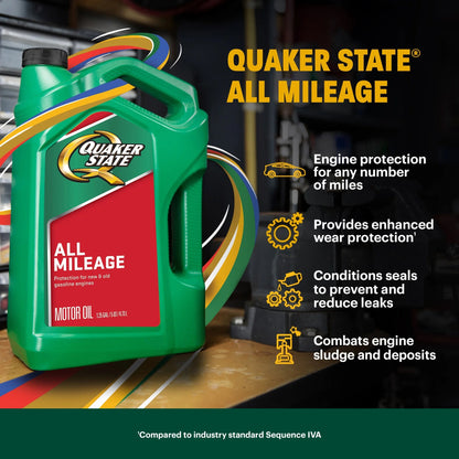 All Mileage 5W-30 Motor Oil, 5 Quart