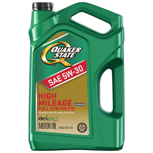 Full Synthetic High Mileage 5W-30 Motor Oil, 5 Quart