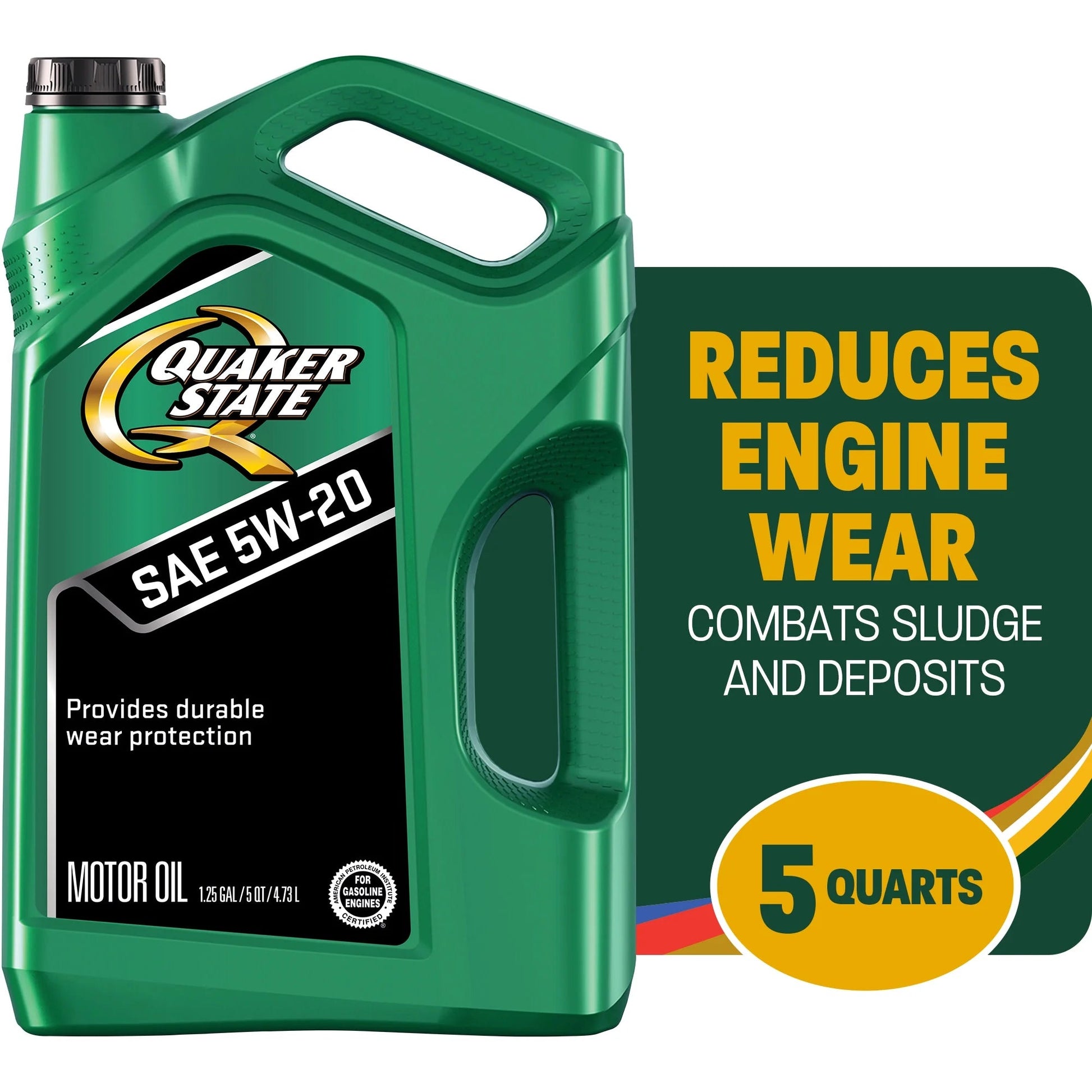 Motor Oil, 5W-20, 5 Quart