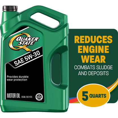 Motor Oil, 5W-30, 5 Quart