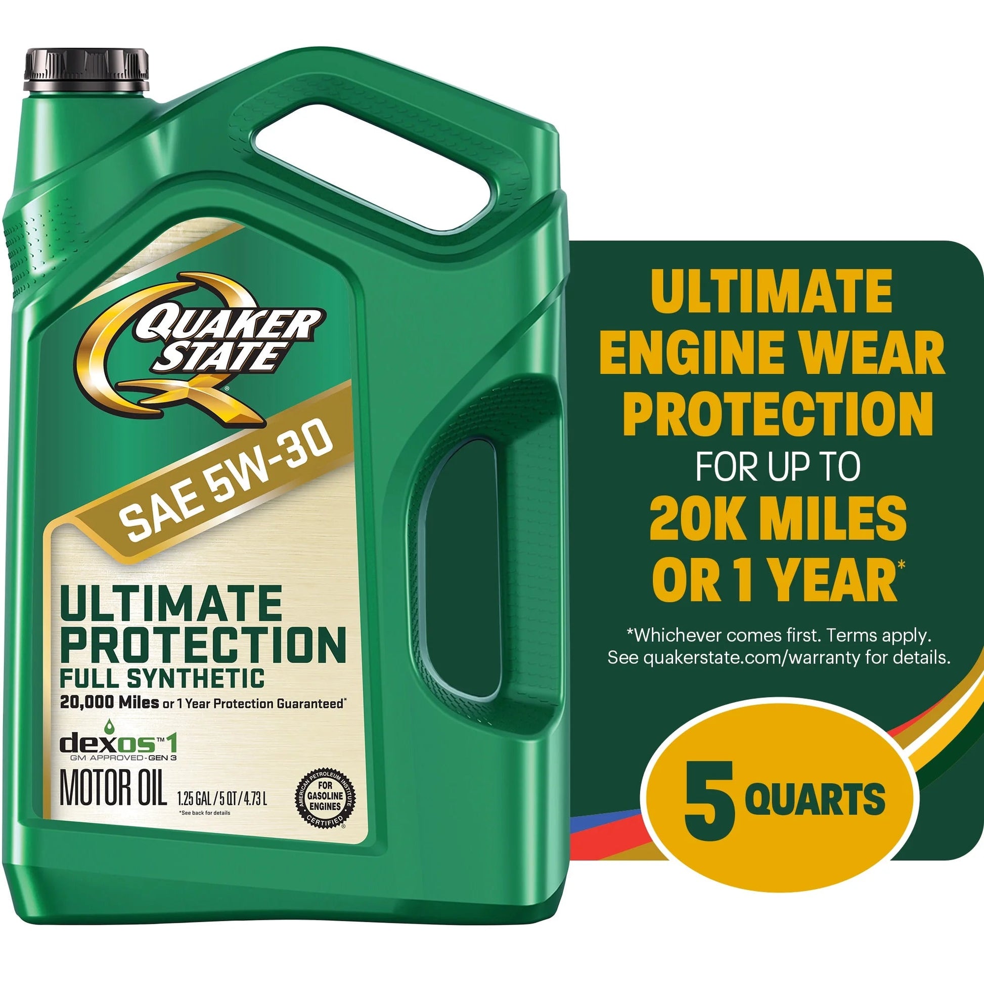 Ultimate Protection Full Synthetic 5W-30 Motor Oil, 5 Quart